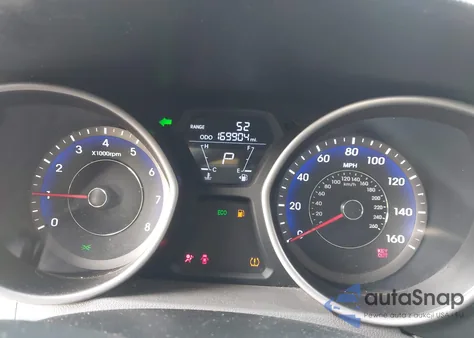 2012 Hyundai Elantra Limited (Ulsan Plant) z USA, uszkodzony, nr VIN KMHDH4AE1CU195417